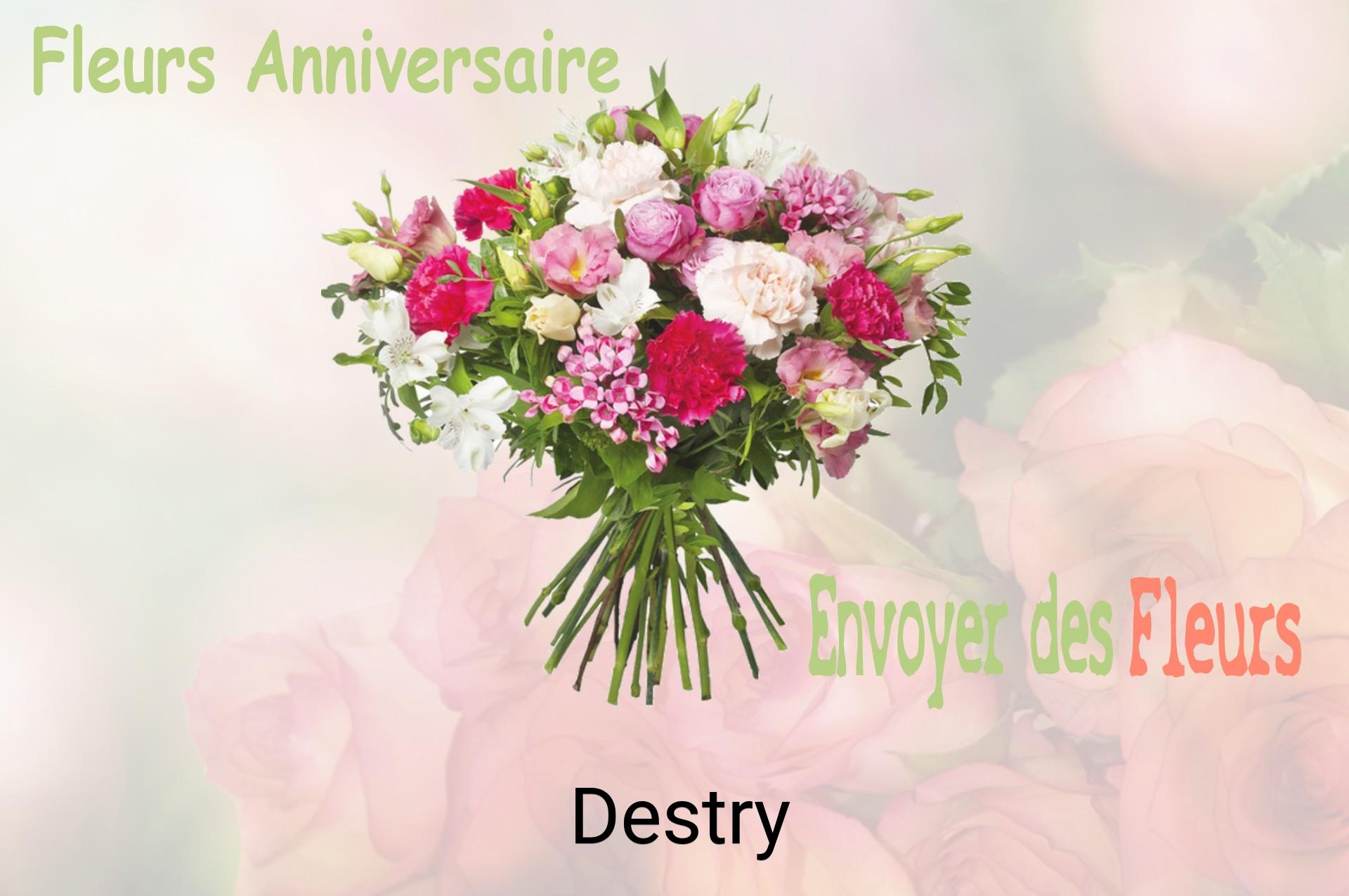Bouquet de fleurs d’anniversaire livré à Destry