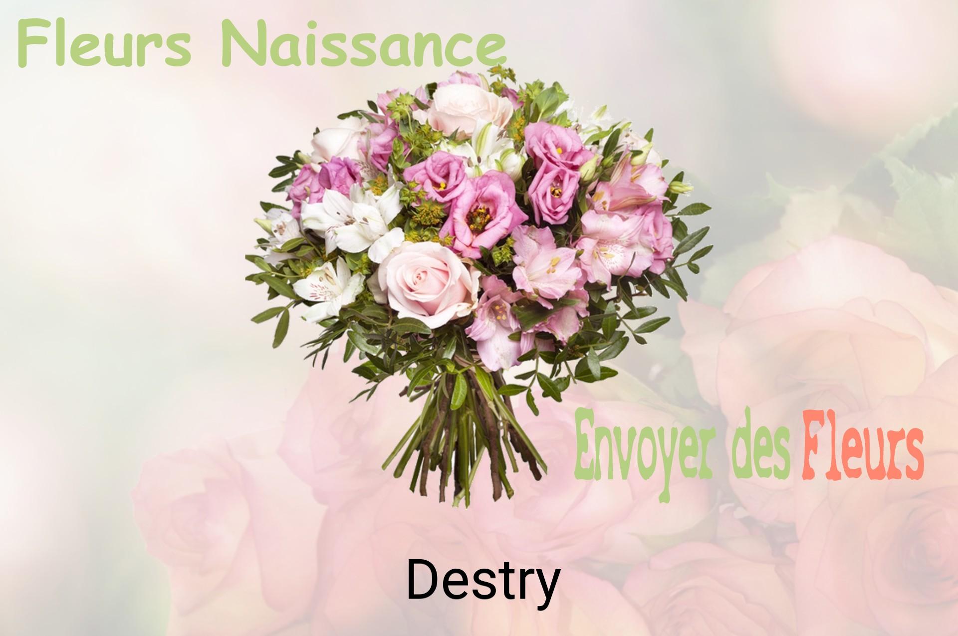 Bouquet de fleurs de naissance livré à Destry